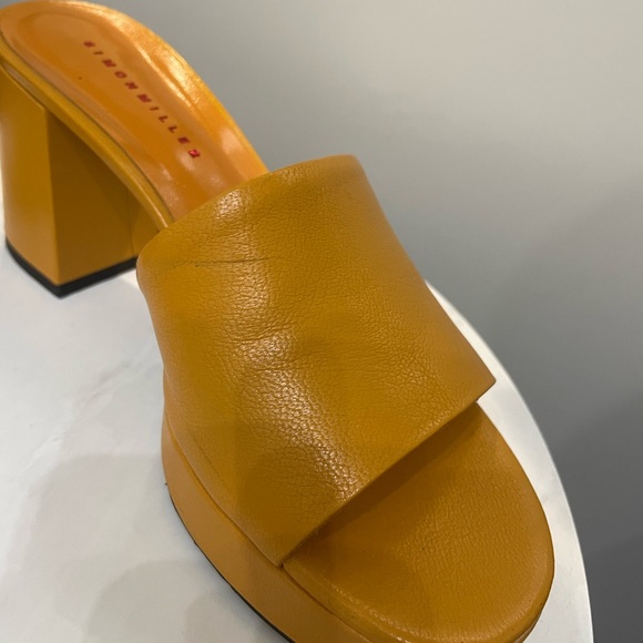 Simon Miller Stopper Platform Heel Sandals in Papaya Size 38 - Picture 16 of 16